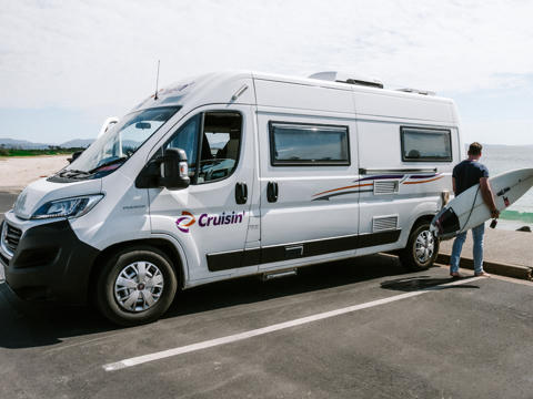 Camper mit Dusche und WC