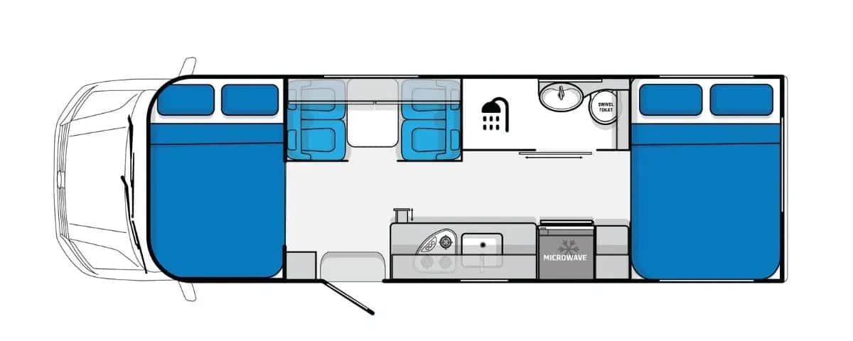 4 Bett Jayco Quatro Motorhome