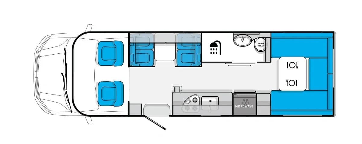 5 Bett Jayco Excursion Motorhome