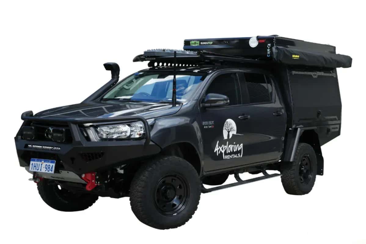 Australien, 4xploring Rentals, Hilux 2-Person, ansicht