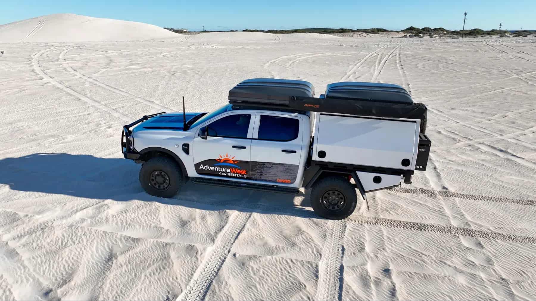 Australien, Adventure West, Dual RTT, fahrend auf sand
