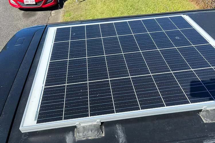 Australien, Awesome Campers, Buddy Camper, solarpanel