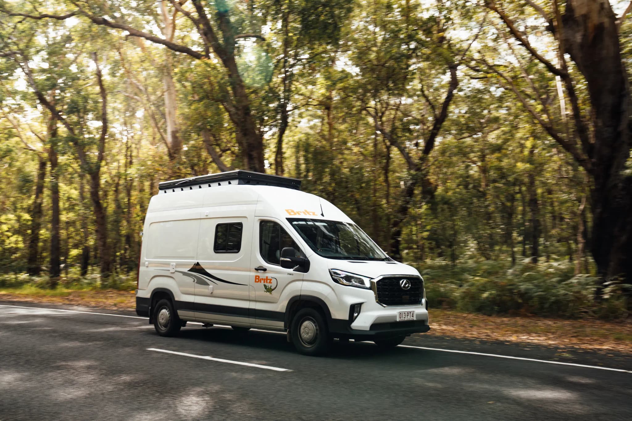 Australien, Britz Rentals, Voyager, Außenansicht