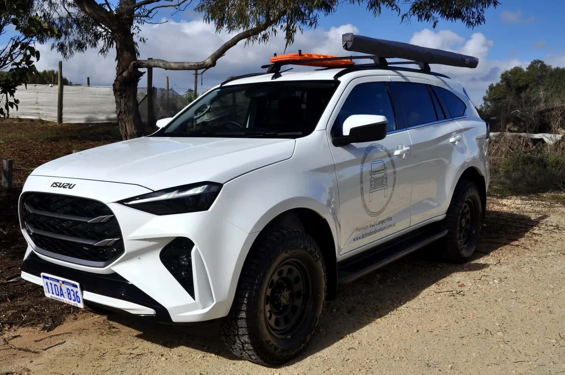 Australien, Defender Adventures, MU-X Explorer, Ansicht außen schräg vorne