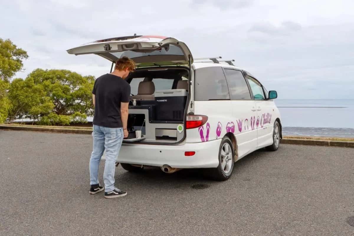 Australien, Jucy, Chill'd 2-Berth Cloudbreak, Kochen