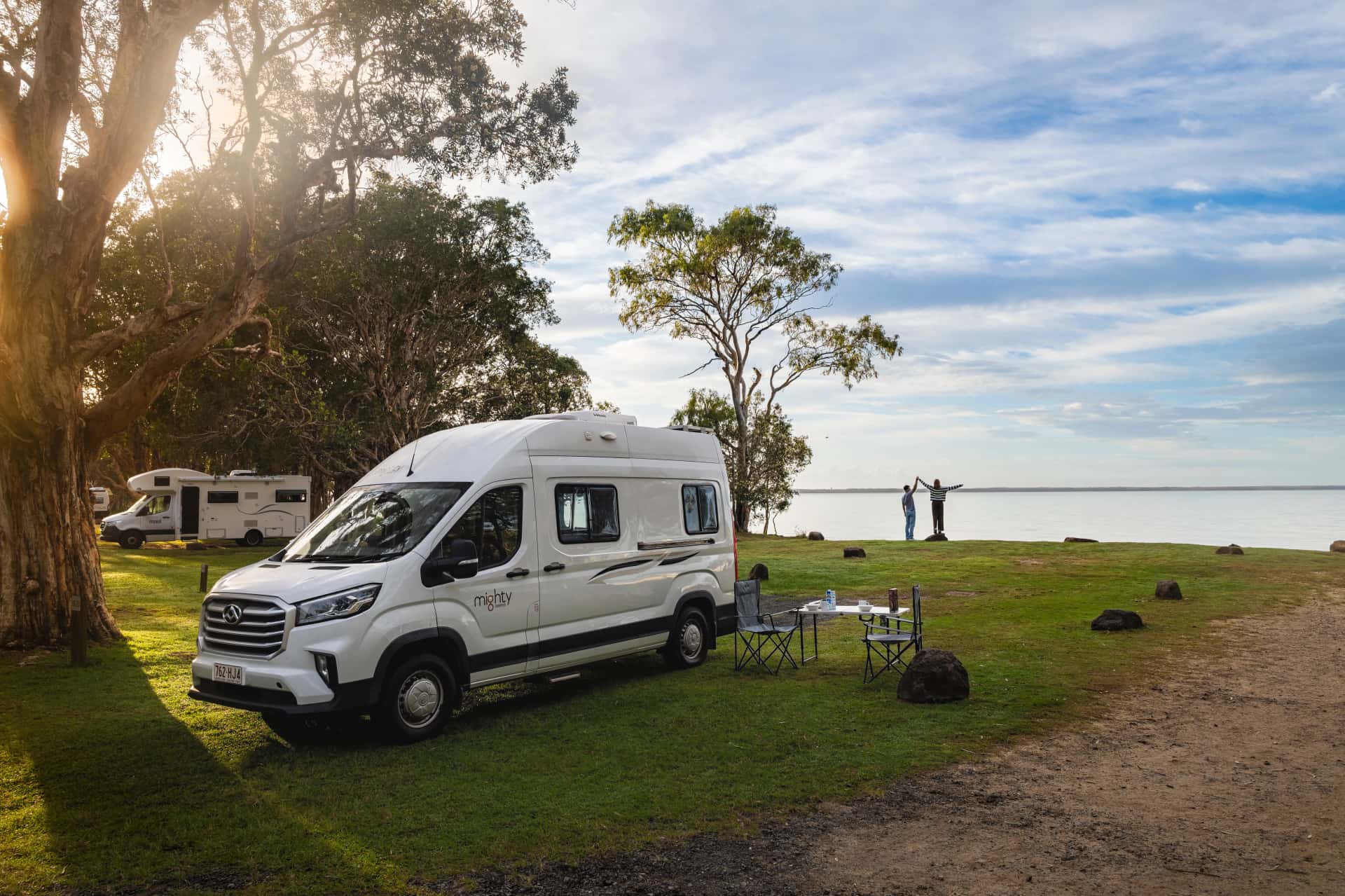 Australien, Mighty Campers, Highball, außen campground
