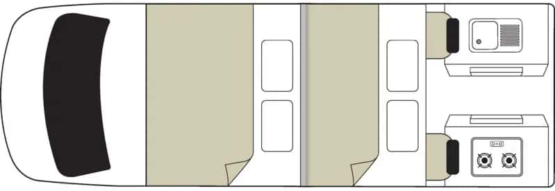 Australien, MightyLITE, Delite, layout nacht