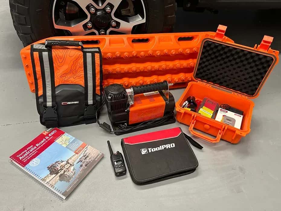 Australien, Overlander Adventures, Landcruiser 4WD, Recovery set