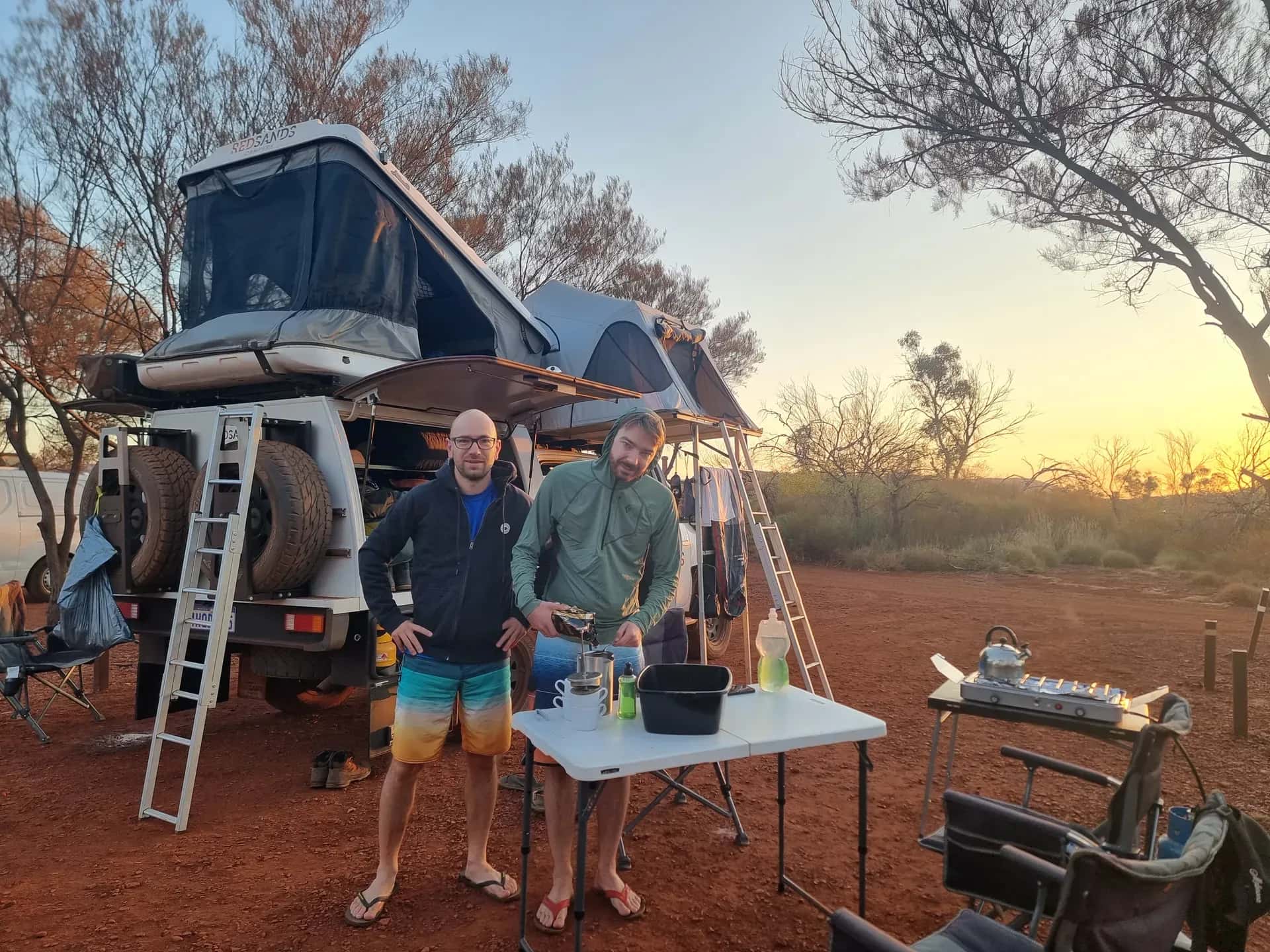 Hier seht ihr unseren Mitarbeiter Till bei seiner Reise mit RedSands in 2023 auf der Gibb River Road.
