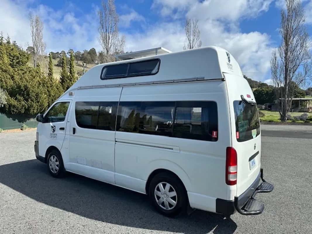Australien, Tasmania Campers, Trail Finder 4+1, außenansicht seitlich