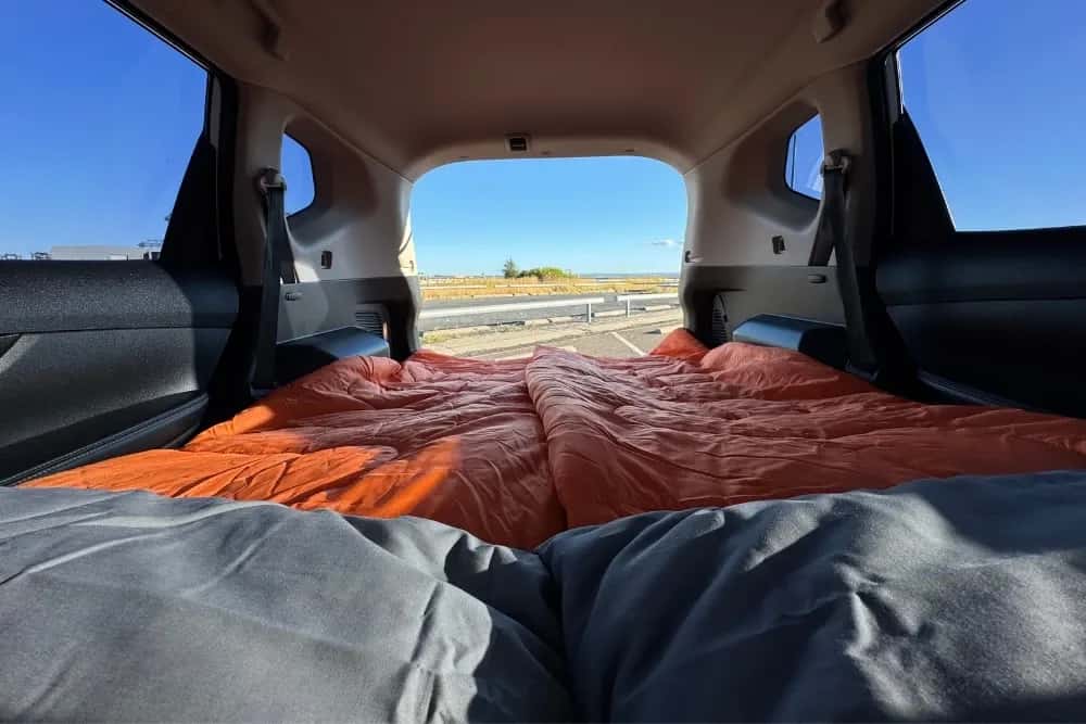Australien, Travellers Autobarn, X-Wagon, Kofferraum Schlafplatz Aussicht