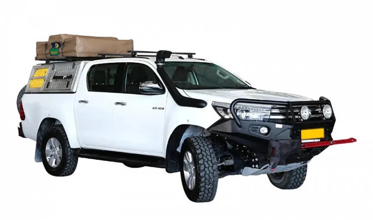 Namibia, Asco Car Hire, Budget VTT+ Hilux Safari DC 2.8TD, RTT closed
