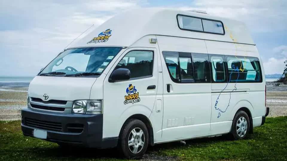 Der Kiwi Hi 5 Camper für Familien mit bis zu 5 Reisenden mieten in Neuseeland