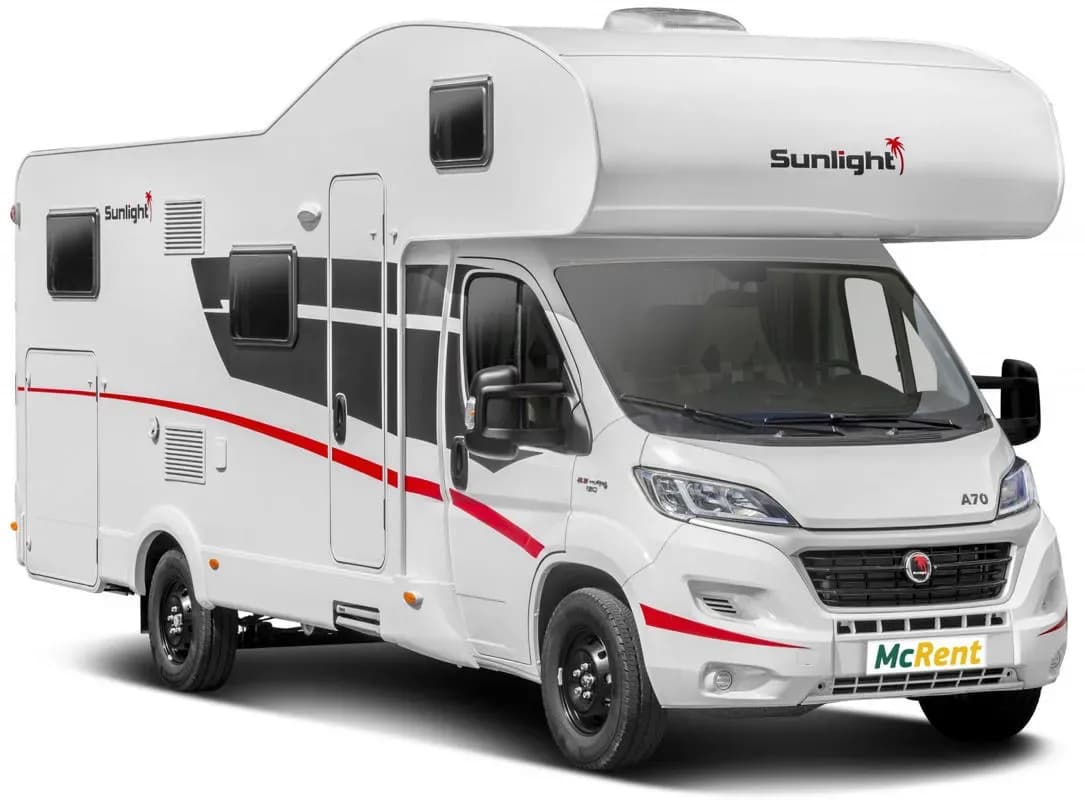 McRent, Family Luxury, Deutschland, Außenansicht weiß, Wohnmobile günstig mieten