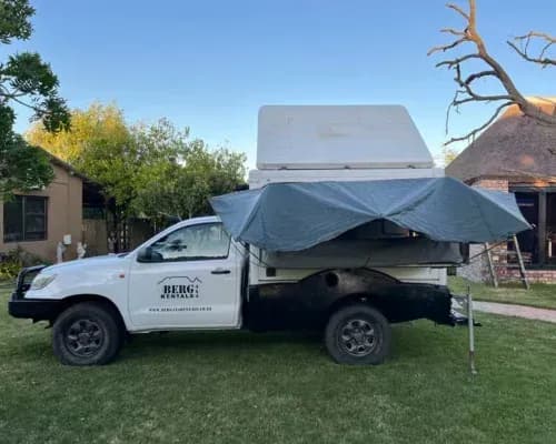 Den Budget Camper von Berg 4x4 Rentals günstig über die CamperOase in Südafrika mieten.