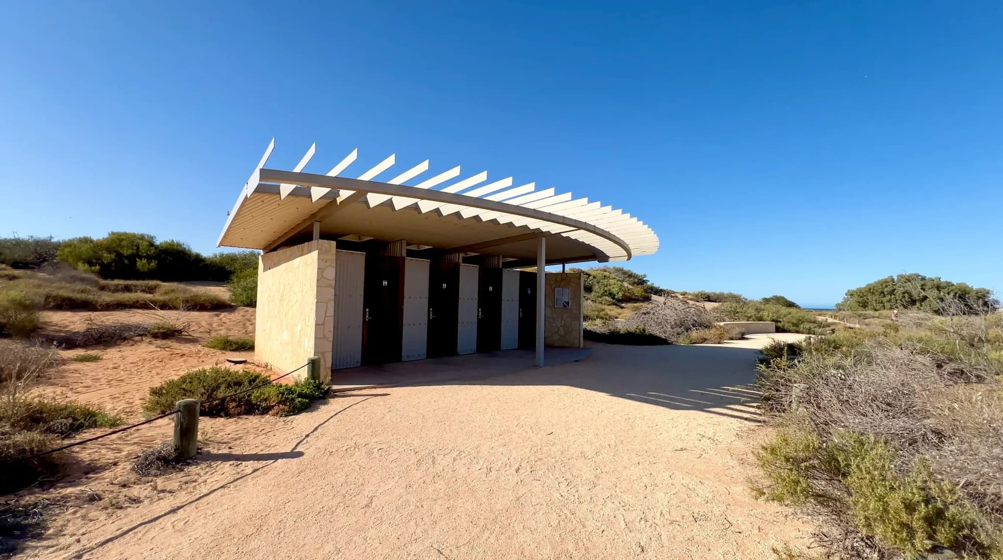 Toilettenhäuschen in Westaustralien