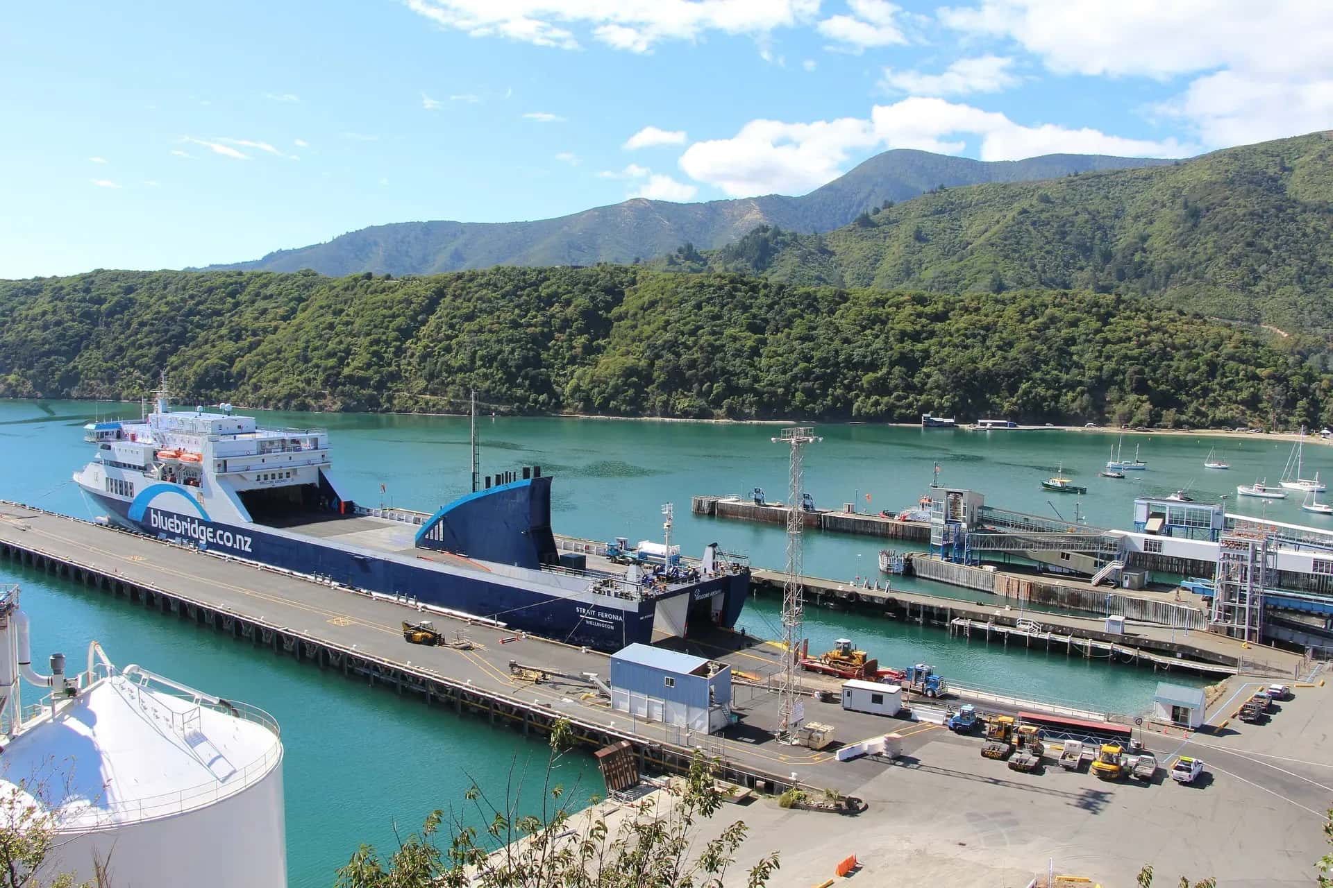 Picton, Terminal, Fähre, Marlborough Sounds