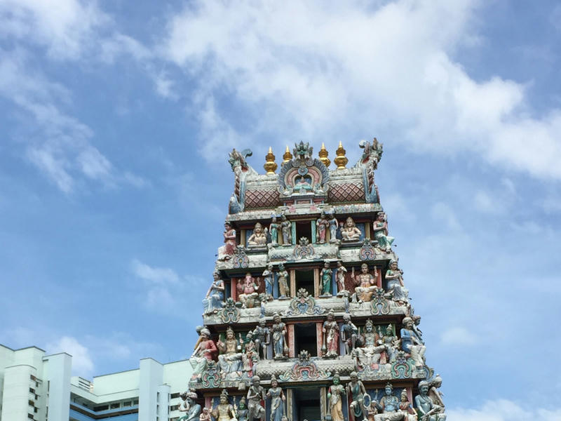 Indischer Tempel in Singapur