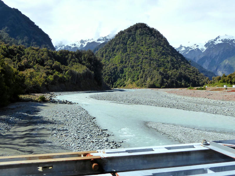 waiho river, rentner in neuseeland