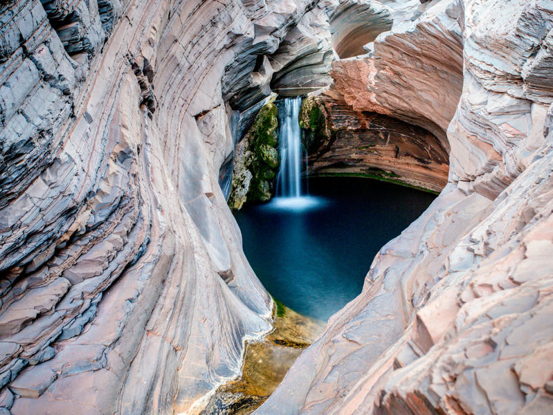 Wasserfall im Karijini National Park Westaustralien