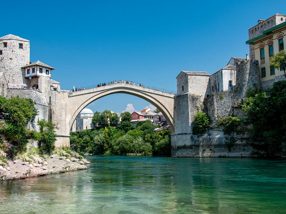 Brücke Stari Most, Mostar Brücke, Camping Mostar, Bosnien Sehenswürdigkeiten, Mostar Camper Reise