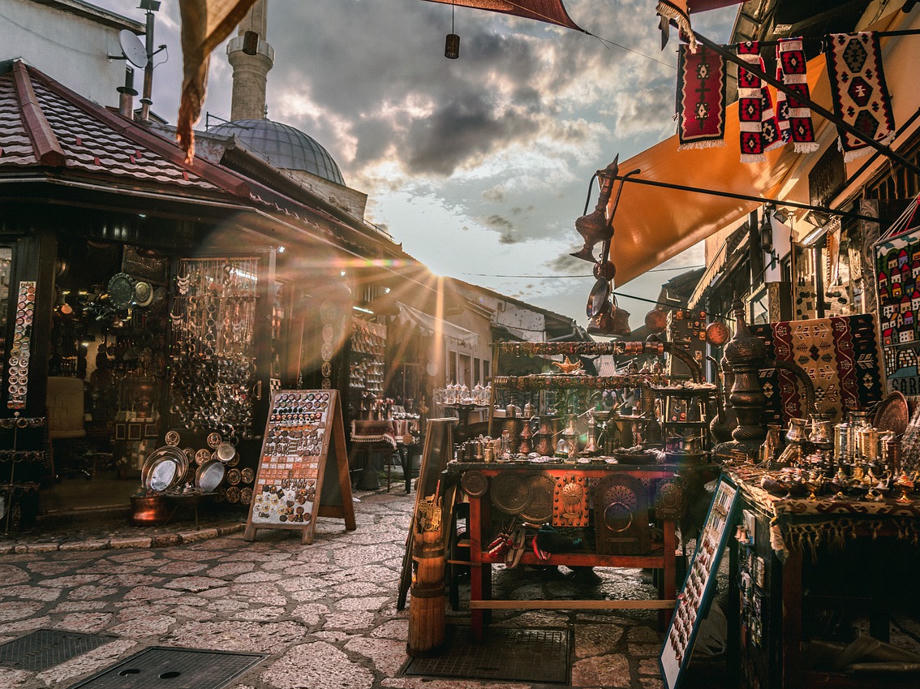 Markt Sarajevo, Altstadt Bosnien, Camperreise Bosnien, Wohnmobil Sarajevo
