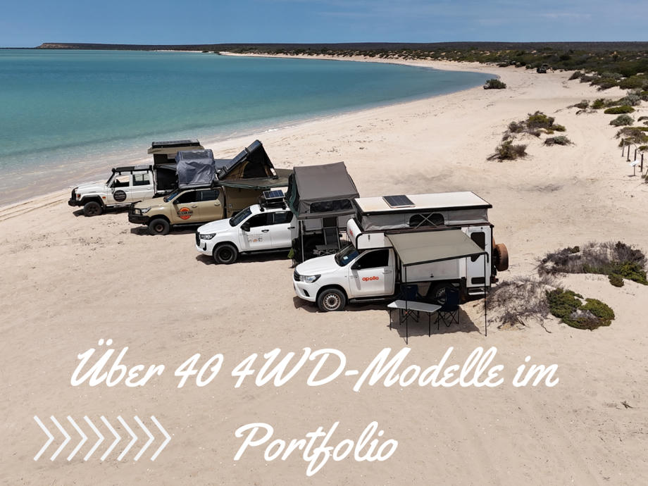 Wir haben über 40 verschiendene 4WD Modelle im Portfolio