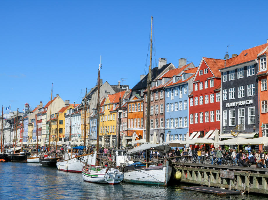 Nyhavn, Kopenhagen, bunte Häuser