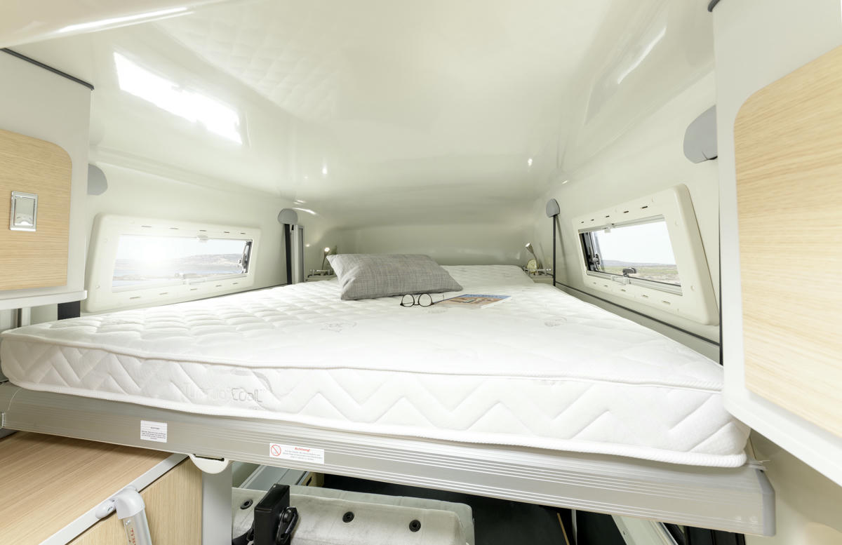 DRM Premium Camper, Kompaktcamper Deutschland, V1 Compact Comfort, Hubbett