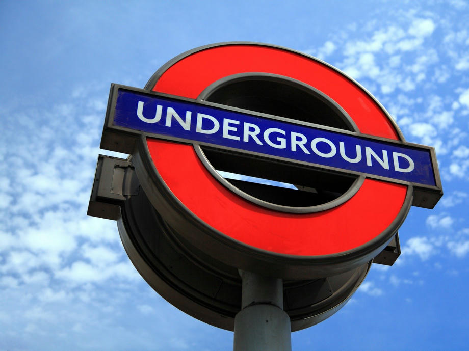 Underground London, Underground Sign, Bahn London