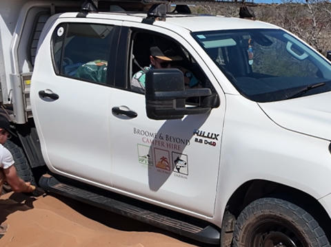 Allradcamper in Westaustralien mieten, wie passt man den Reifendruck an?