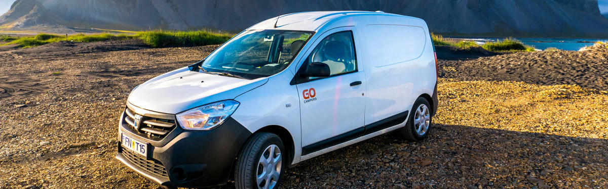 Miete günstig den hochwertigen Go Smart Automatic Camper für 2 Personen in Island