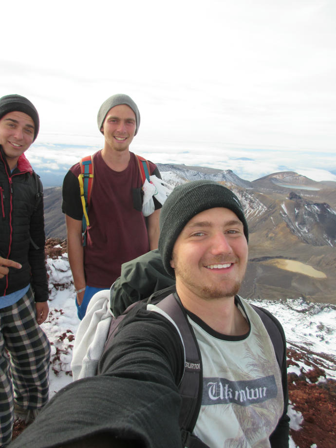 Moritz Raecke Team CamperOase selfie Neuseeland