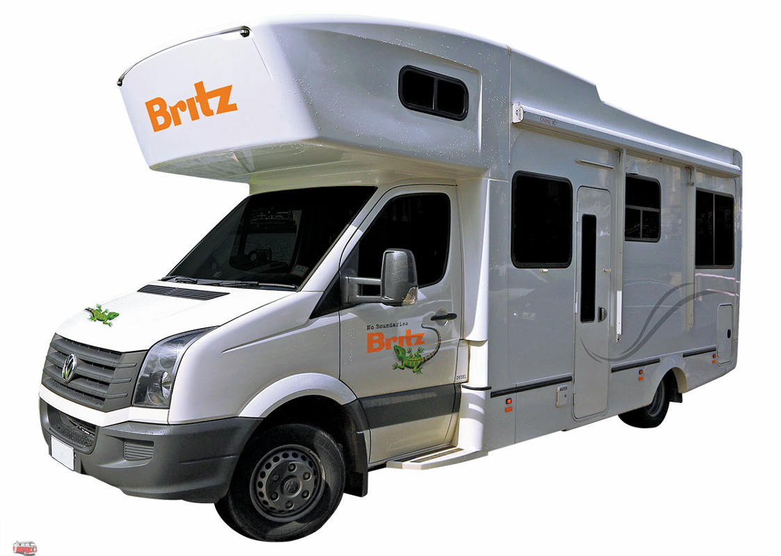 Britz Frontier 6 Bett Wohnmobil Neuseeland Clearcut