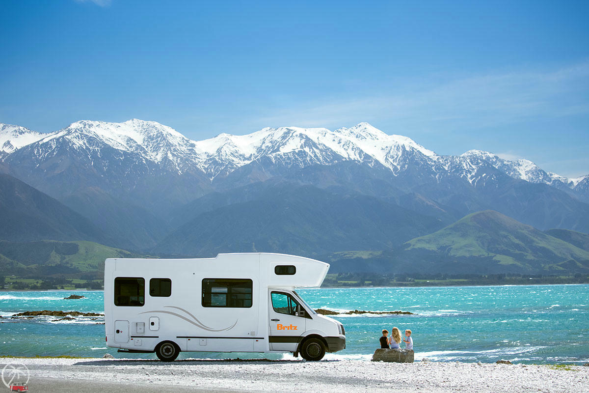 Britz Frontier 6 Bett Wohnmobil Neuseeland mieten Urlaub