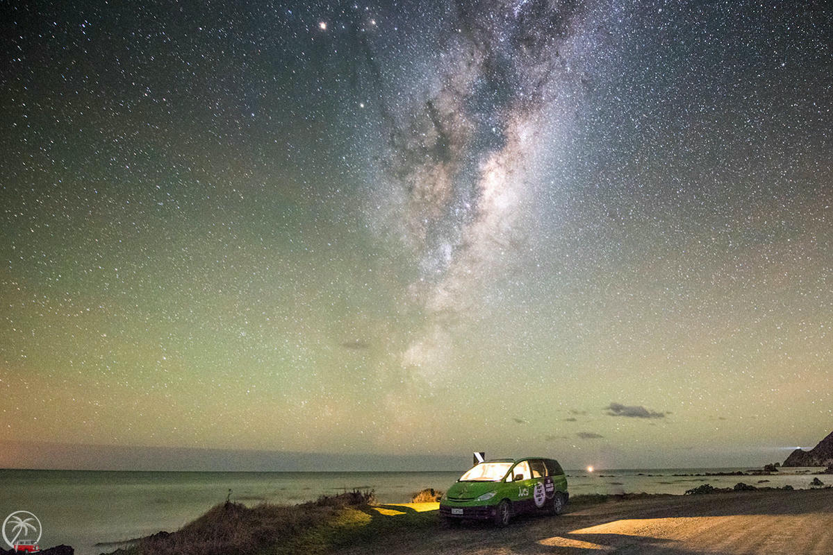 Sterne entdecken, Minicamper Neuseeland, Neuseeland freedom camping