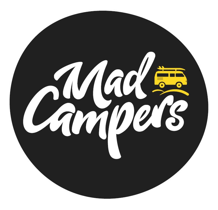 Mad Campers Logo, Neuseeland Sleepervan, Mittelklasse Sleeper, Mad Campers Innenausbau