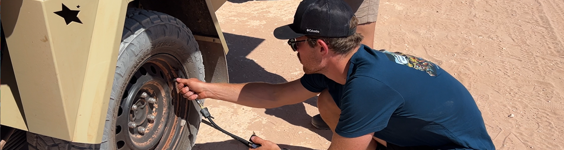 Reifendruck anpassen beim Allradcamper