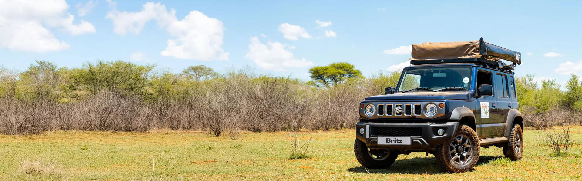 Suzuki JIMNY 2 Pax von Britz Africa in Namibia oder Südafrika