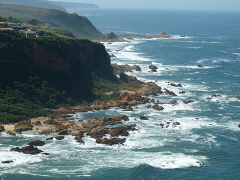 Küste Südafrikas entlang der Garden Route