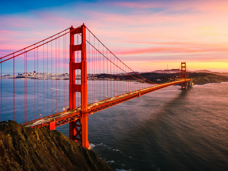 Golden Gate Brudge, USA Wohnmobil mieten, San Francisco