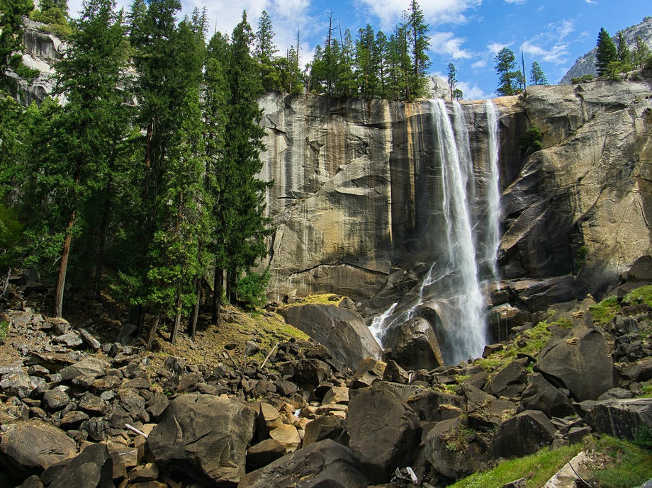 Wasserfall im Yosemite National Park